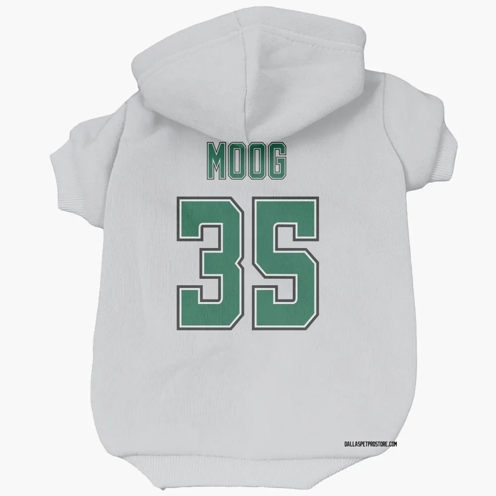 Dallas Stars Andy Moog White Pet Hoodie for Dog & Cat