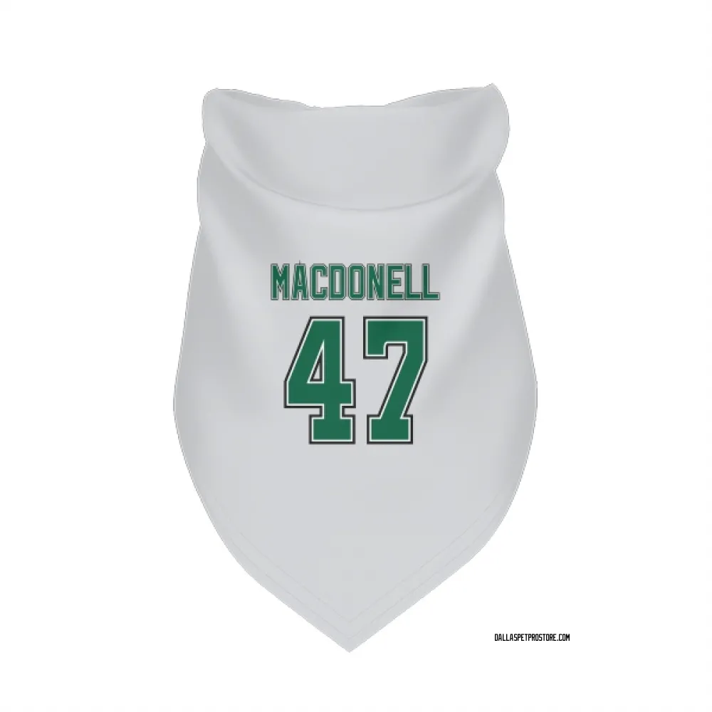 Dallas Stars Angus Macdonell White Pet Bandana for Dog & Cat