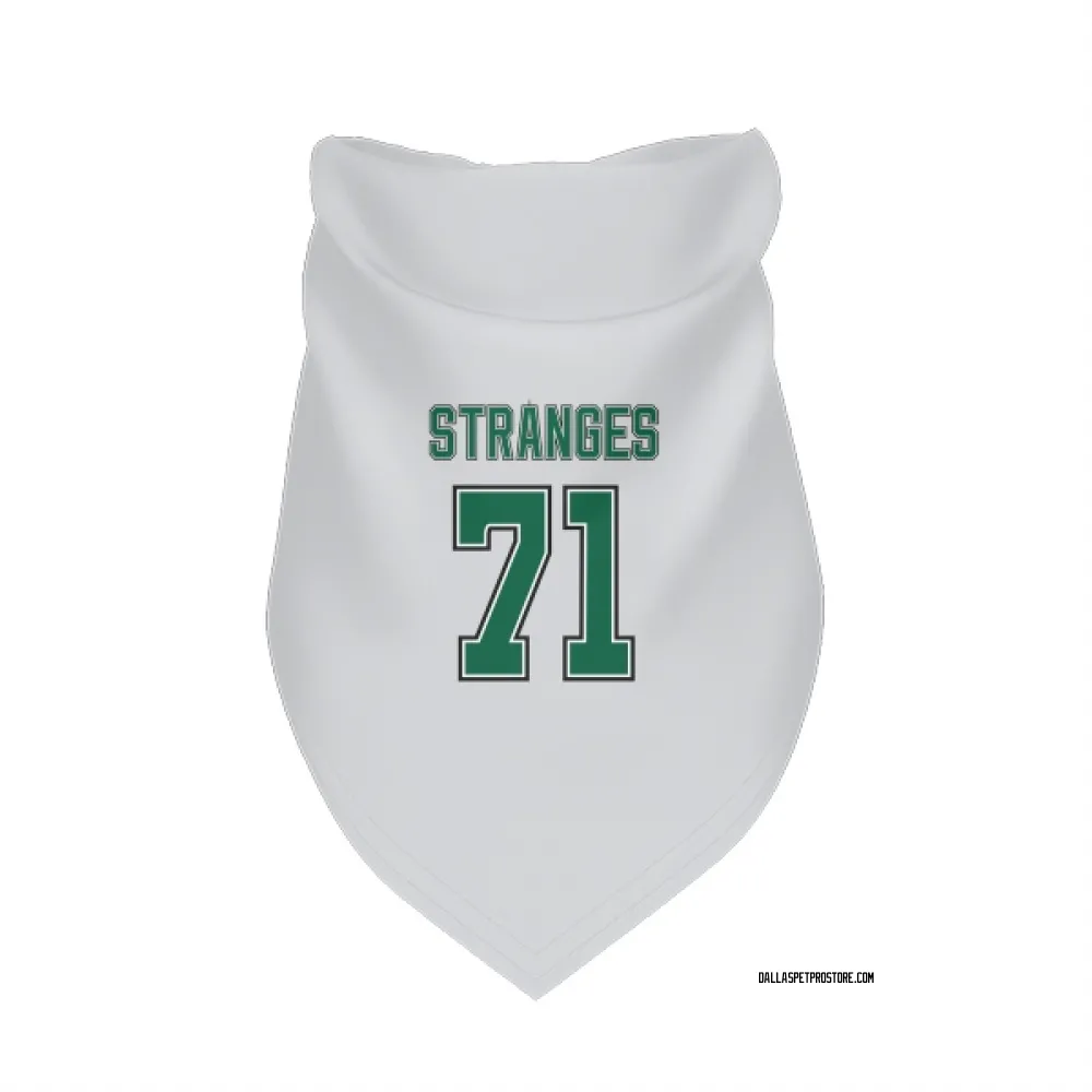 Dallas Stars Antonio Stranges White Pet Bandana for Dog & Cat