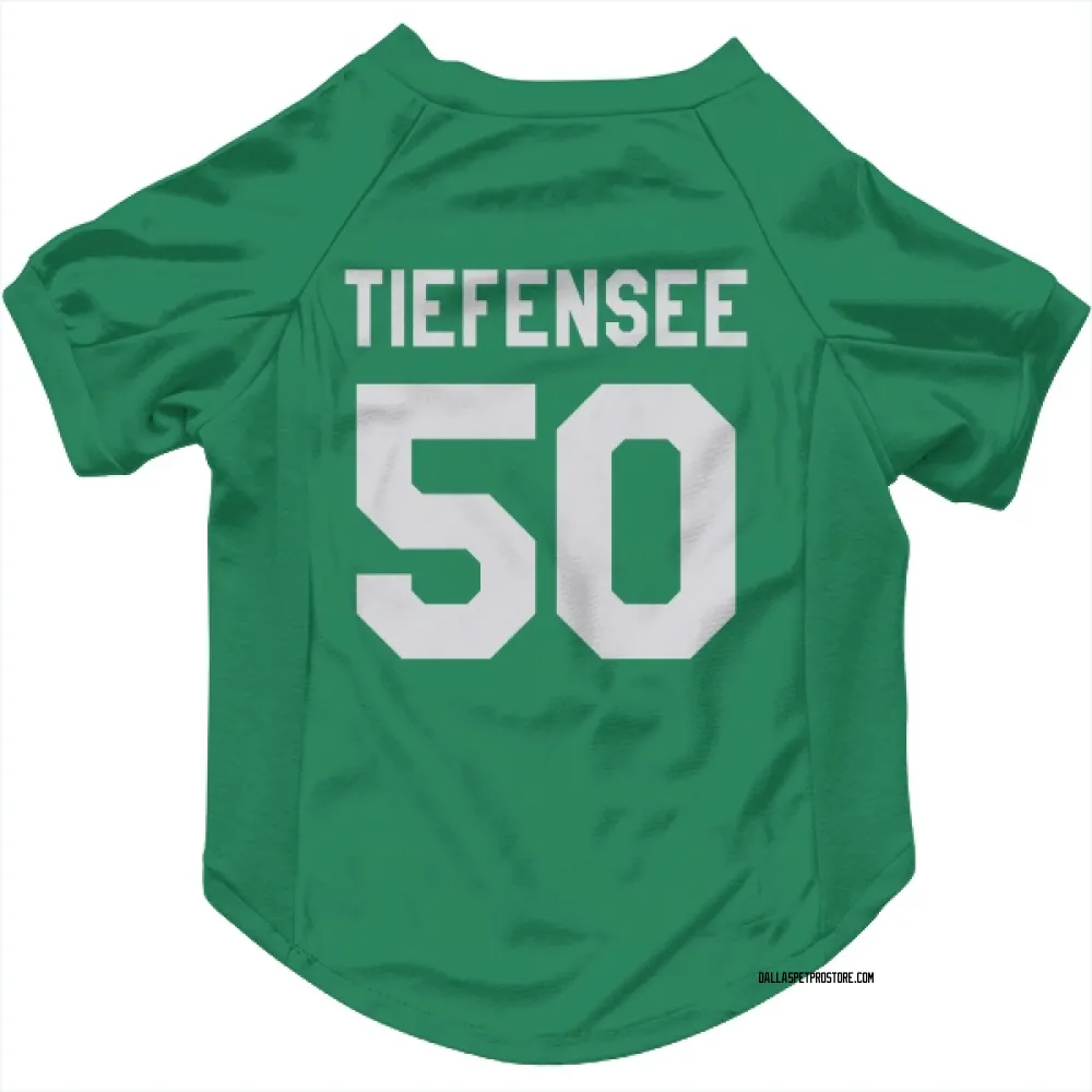 Dallas Stars Arno Tiefensee Green Pet Jersey for Dog & Cat