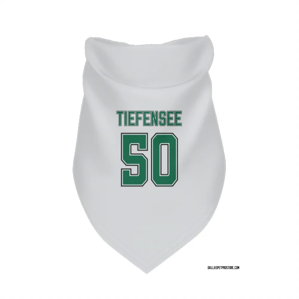 Dallas Stars Arno Tiefensee White Pet Bandana for Dog & Cat