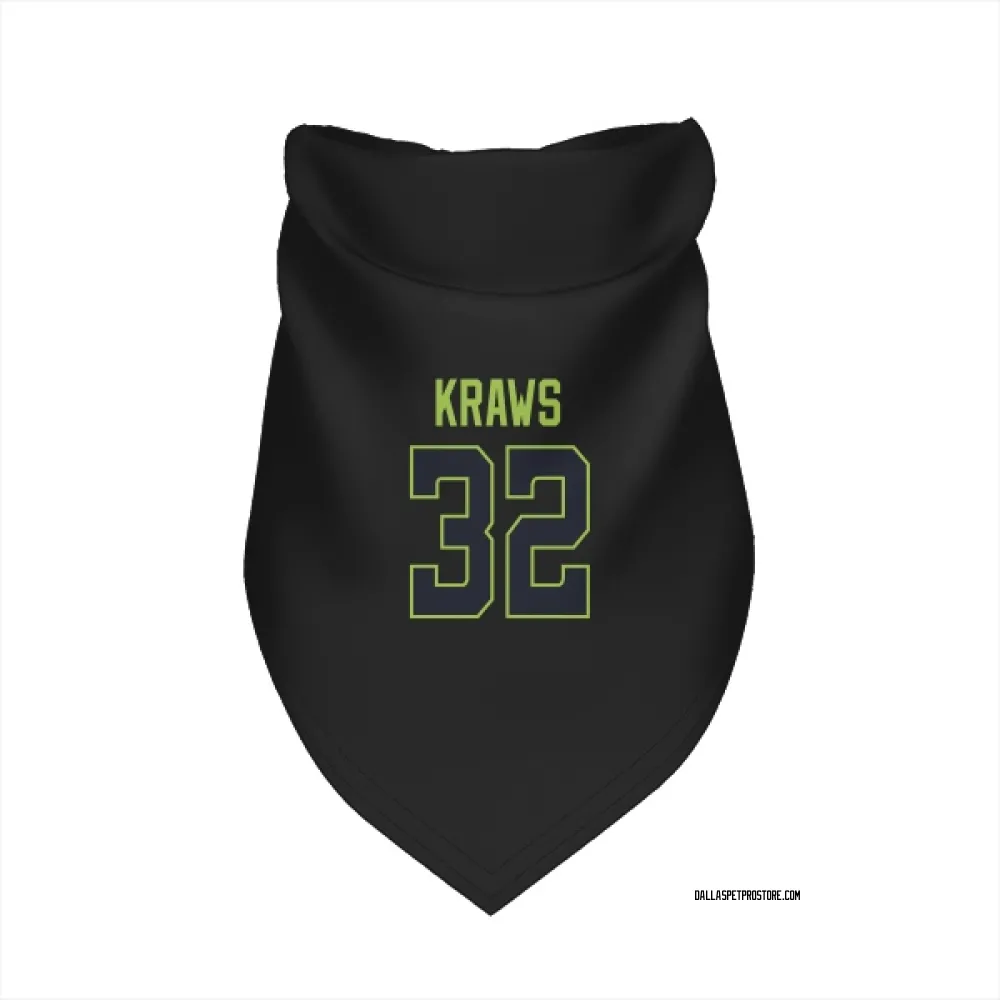 Dallas Stars Ben Kraws Black Pet Bandana for Dog & Cat