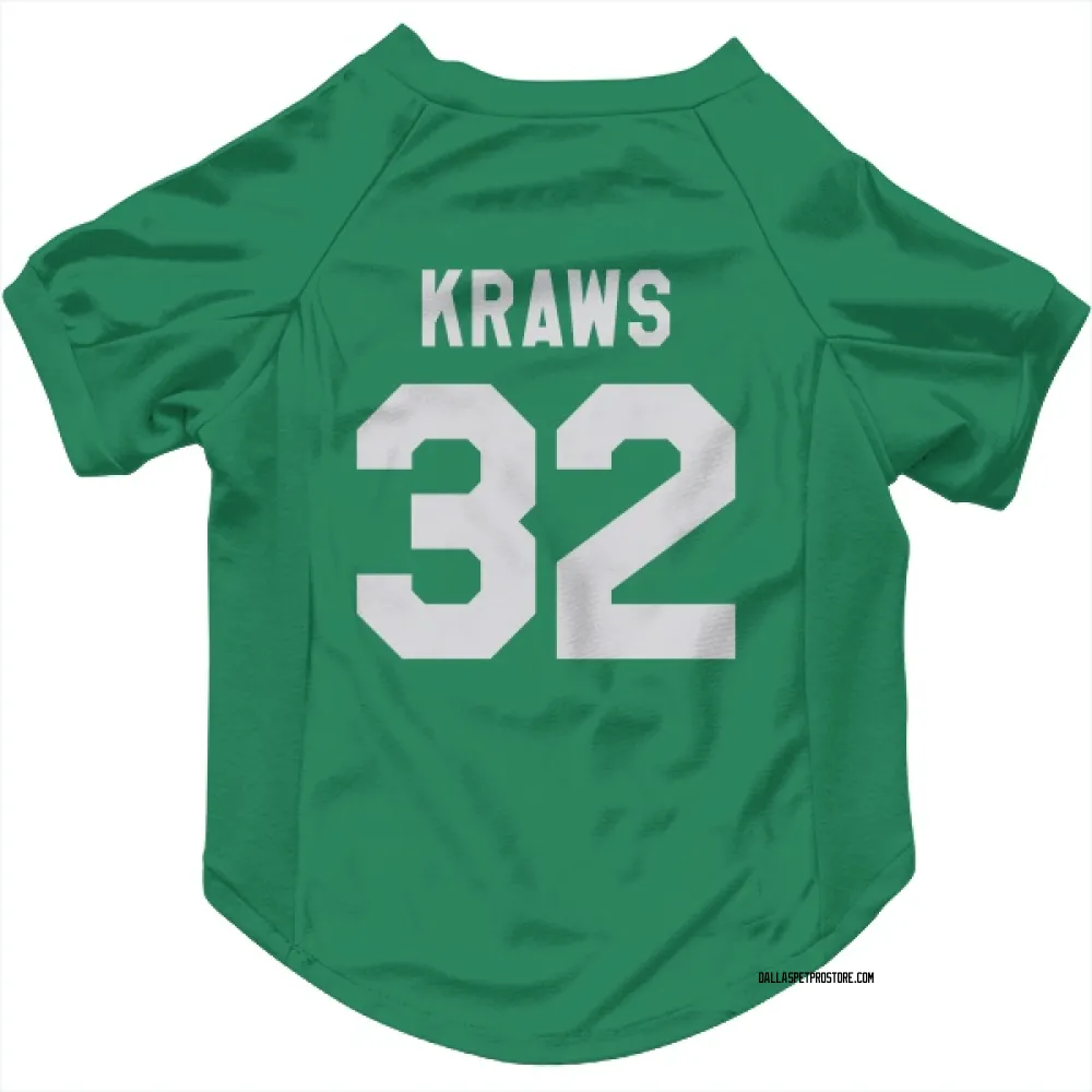 Dallas Stars Ben Kraws Green Pet Jersey for Dog & Cat