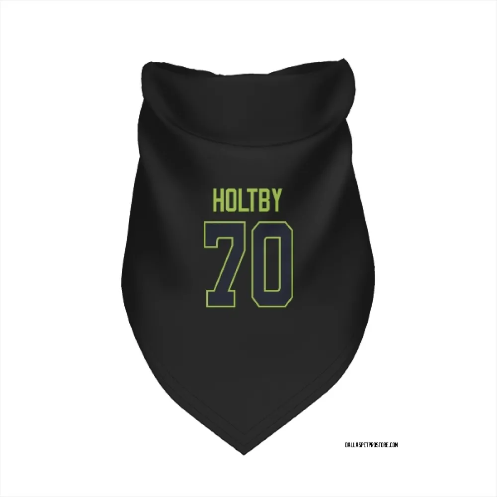 Dallas Stars Braden Holtby Black Pet Bandana for Dog & Cat