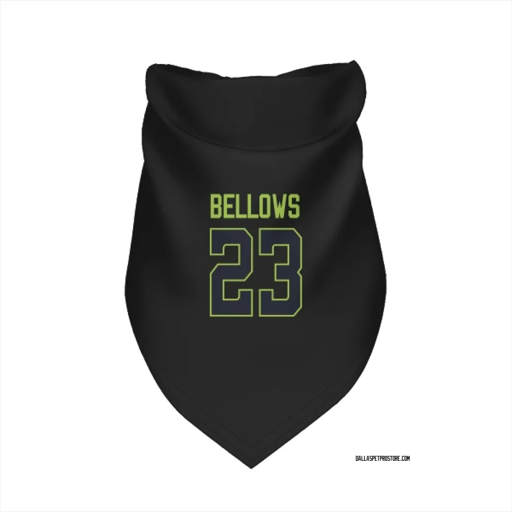 Dallas Stars Brian Bellows Black Pet Bandana for Dog & Cat