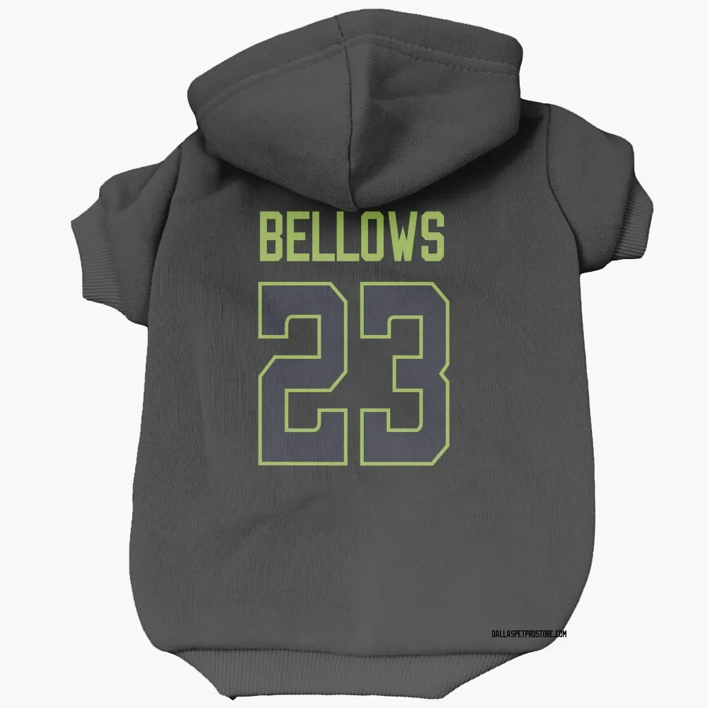 Dallas Stars Brian Bellows Black Pet Hoodie for Dog & Cat