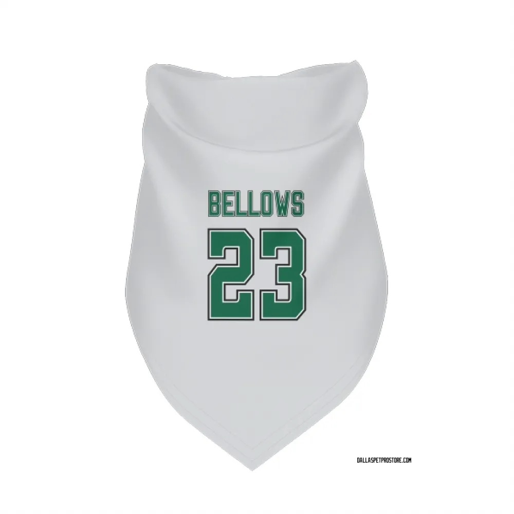 Dallas Stars Brian Bellows White Pet Bandana for Dog & Cat