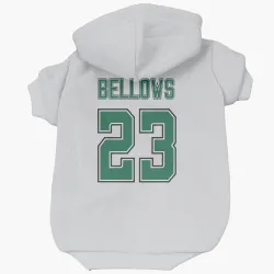 Dallas Stars Brian Bellows White Pet Hoodie for Dog & Cat