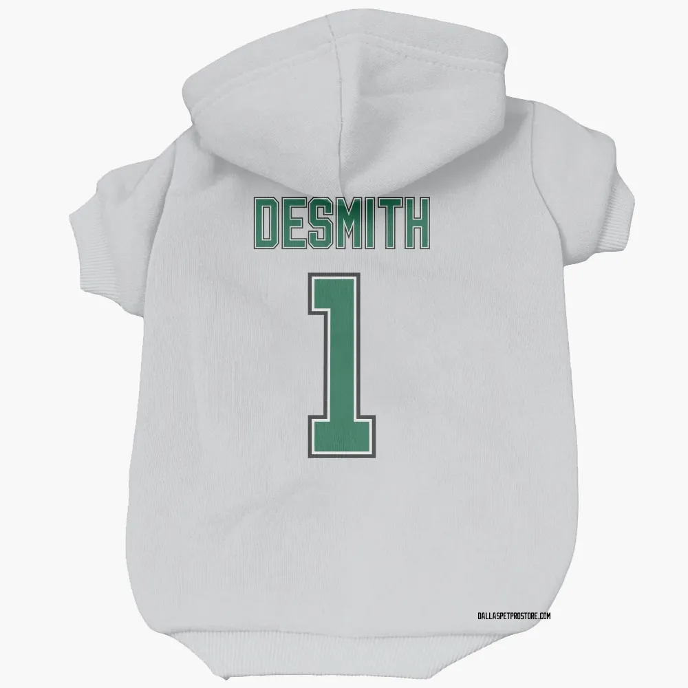 Dallas Stars Casey DeSmith White Pet Hoodie for Dog & Cat