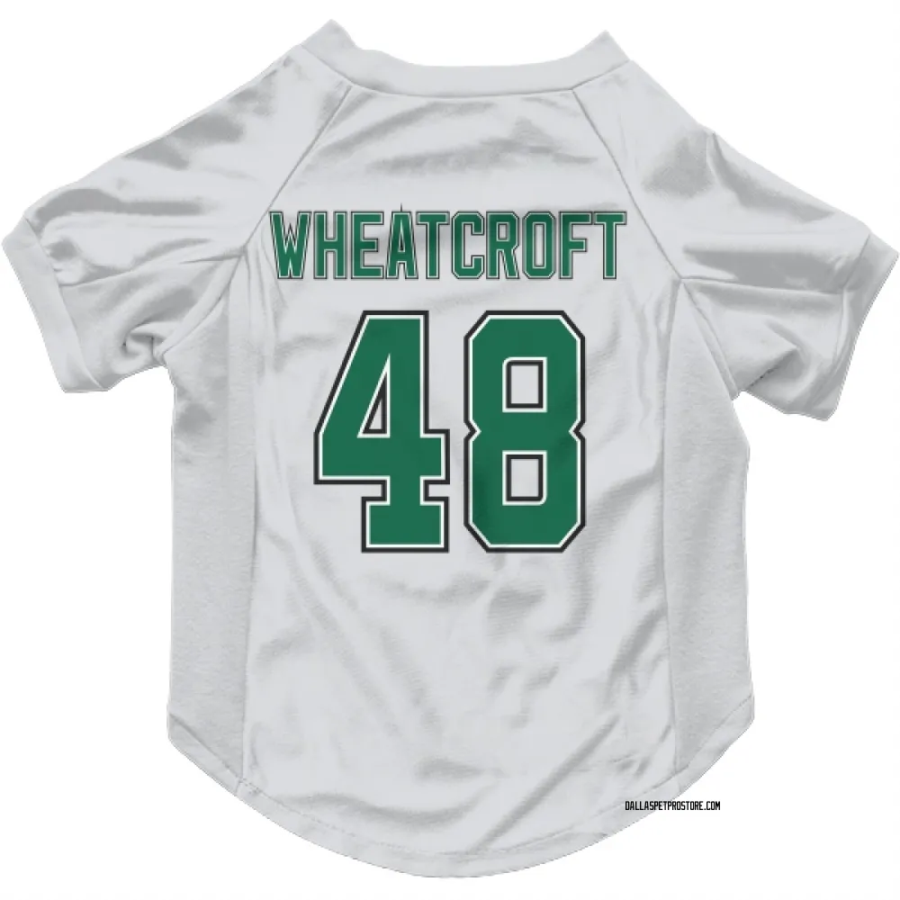 Dallas Stars Chase Wheatcroft White Pet Jersey for Dog & Cat