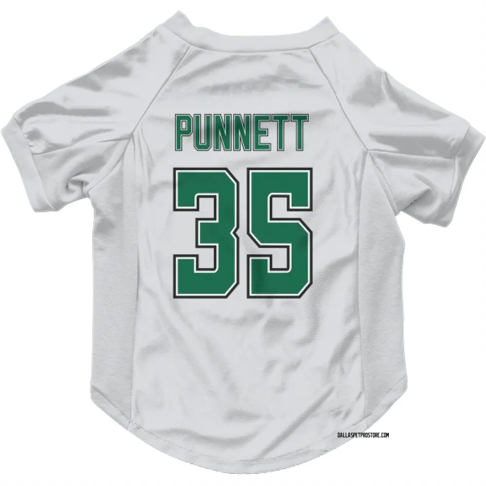 Dallas Stars Connor Punnett White Pet Jersey for Dog & Cat