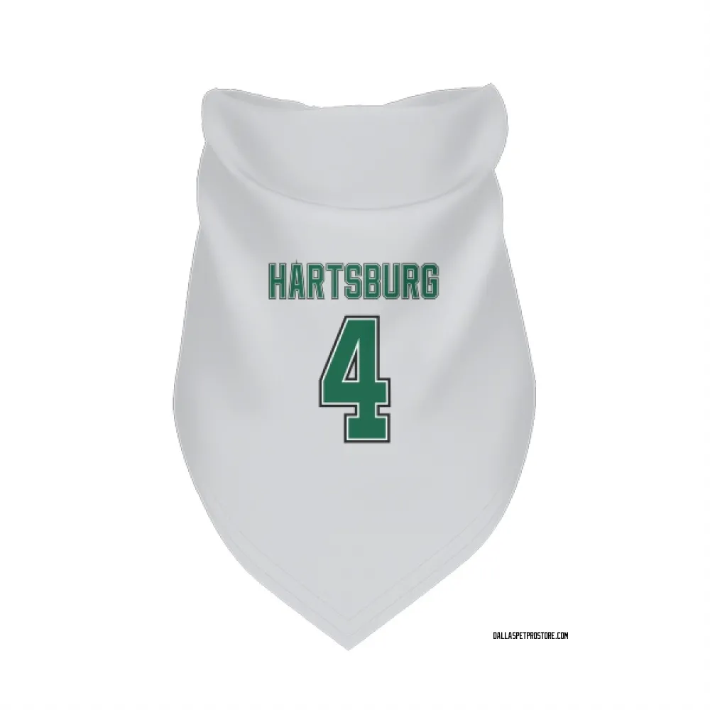 Dallas Stars Craig Hartsburg White Pet Bandana for Dog & Cat