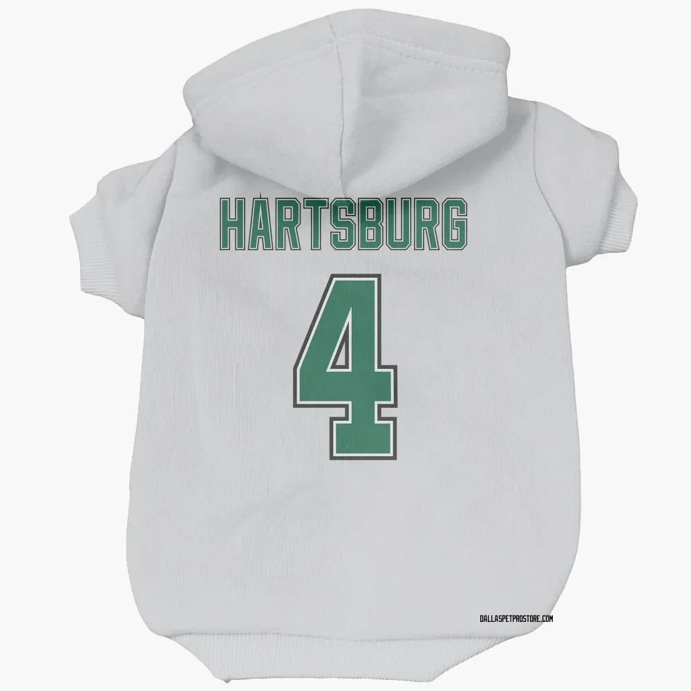 Dallas Stars Craig Hartsburg White Pet Hoodie for Dog & Cat
