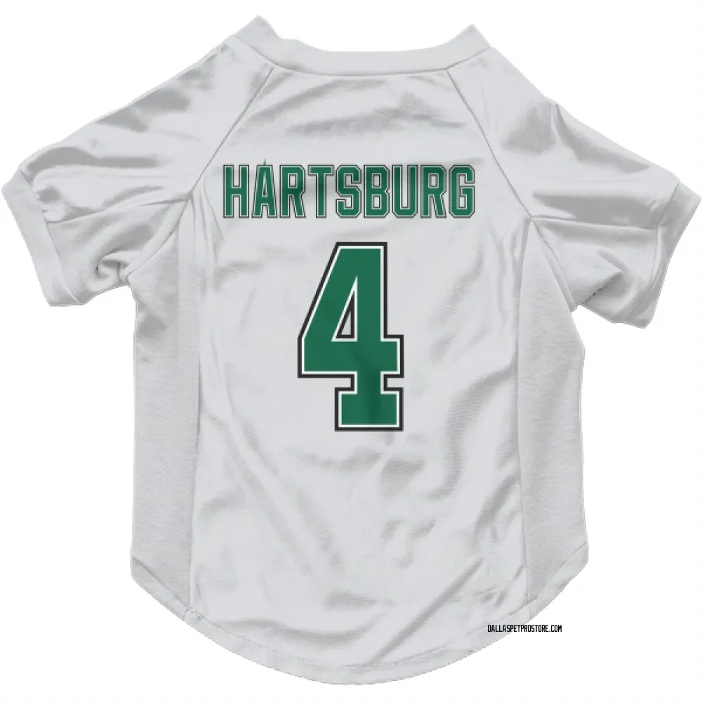 Dallas Stars Craig Hartsburg White Pet Jersey for Dog & Cat