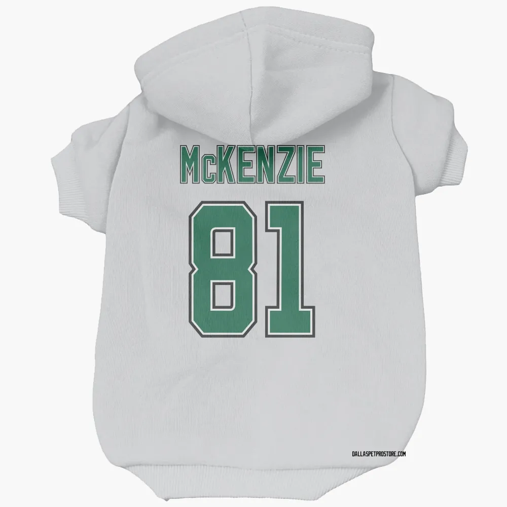 Dallas Stars Curtis McKenzie White Pet Hoodie for Dog & Cat