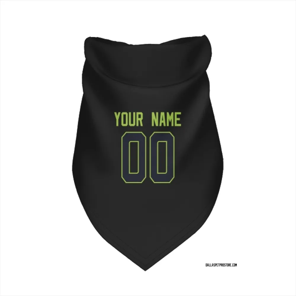 Dallas Stars Custom Black Pet Bandana for Dog & Cat