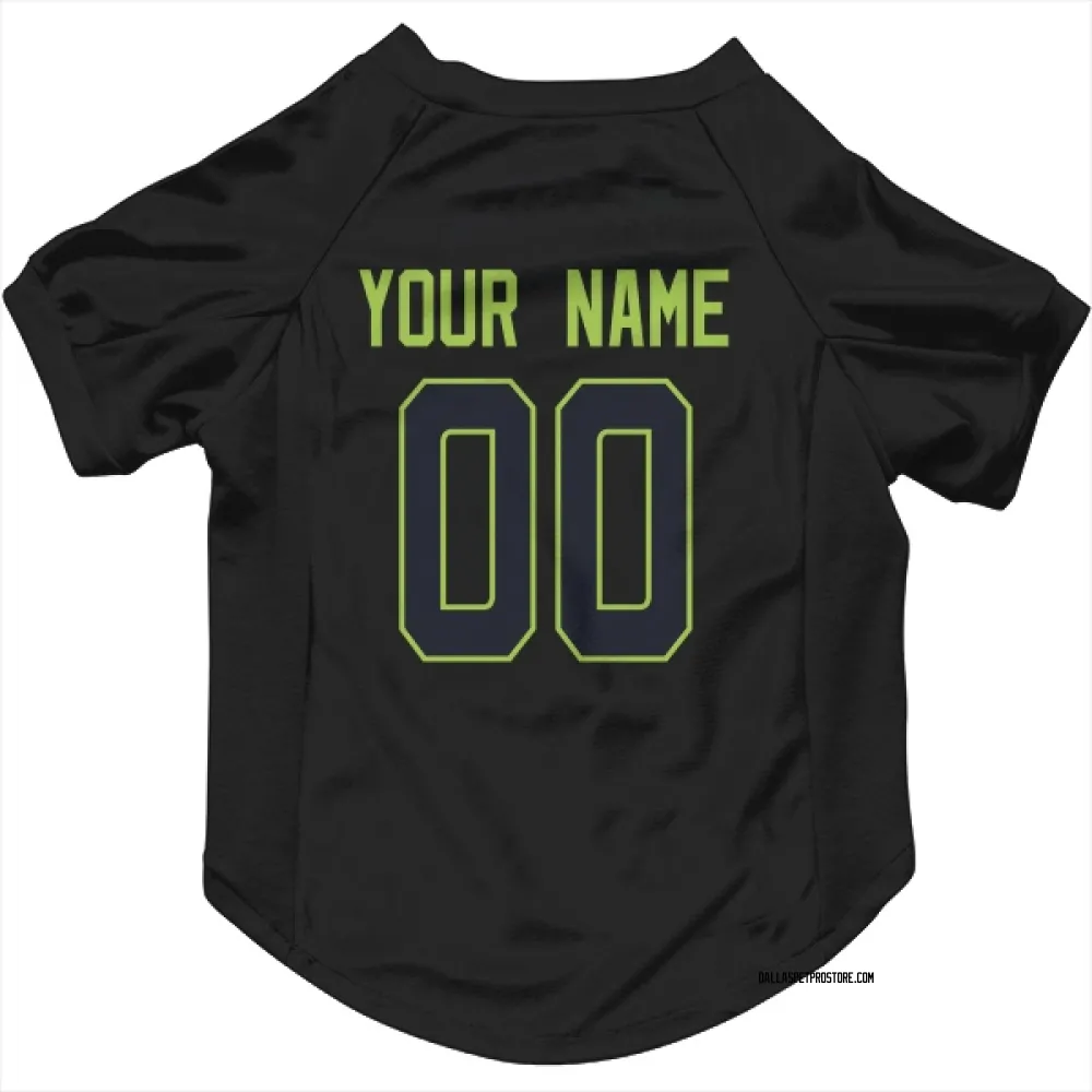 Dallas Stars Custom Black Pet Jersey for Dog & Cat