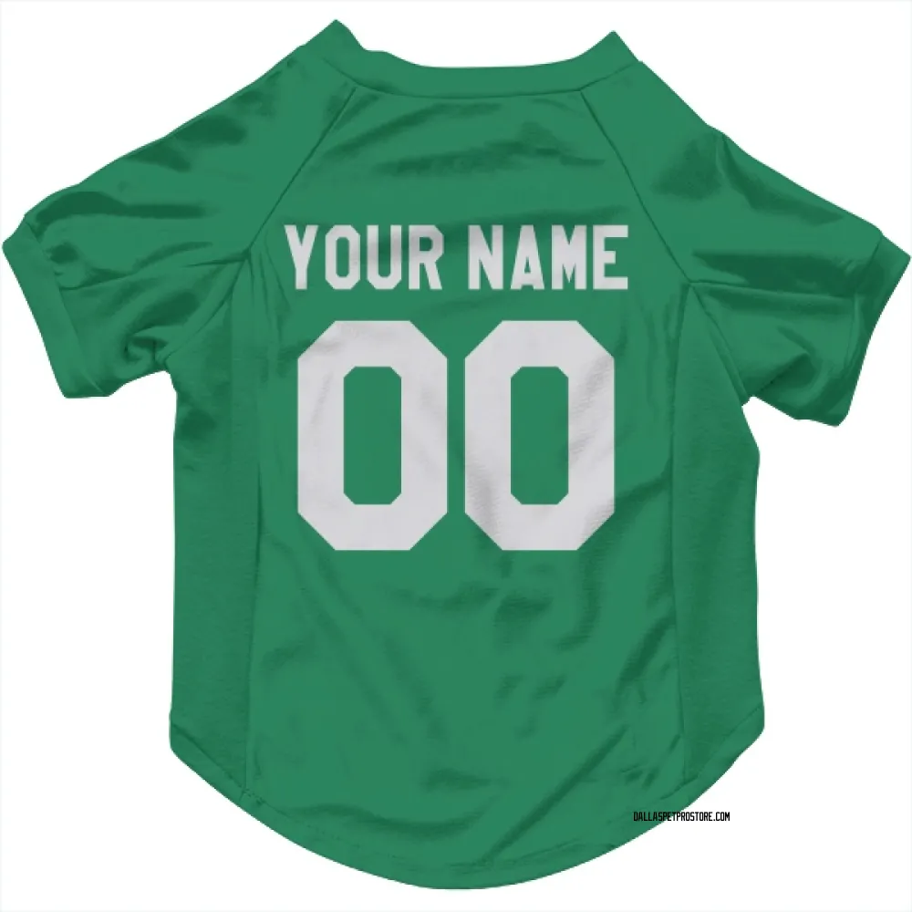 Dallas Stars Custom Green Pet Jersey for Dog & Cat
