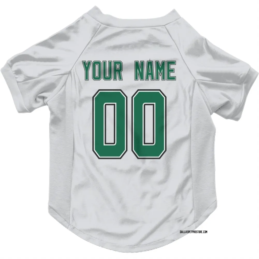 Dallas Stars Custom White Pet Jersey for Dog & Cat