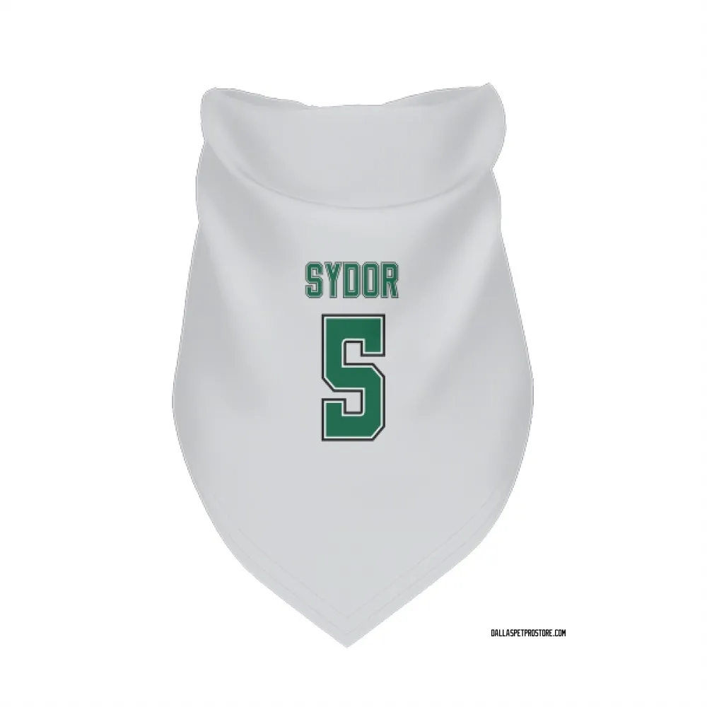 Dallas Stars Darryl Sydor White Pet Bandana for Dog & Cat
