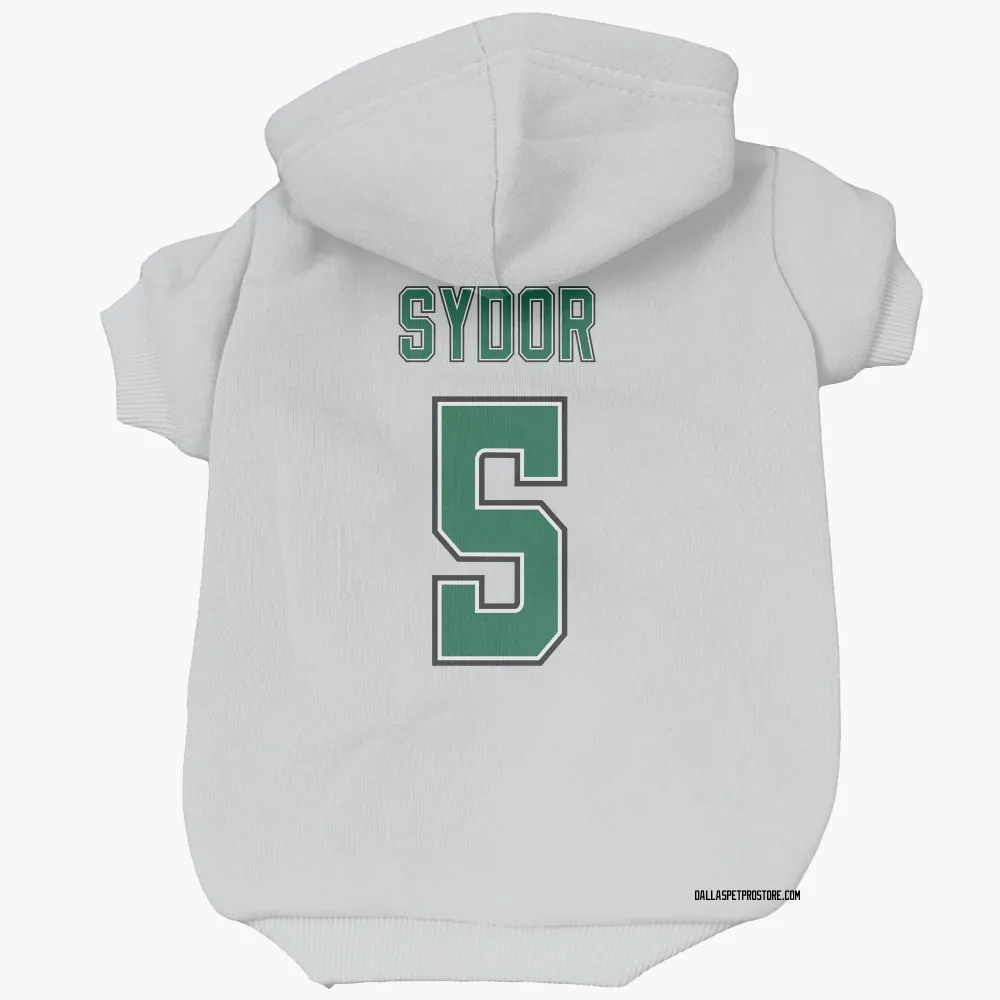 Dallas Stars Darryl Sydor White Pet Hoodie for Dog & Cat