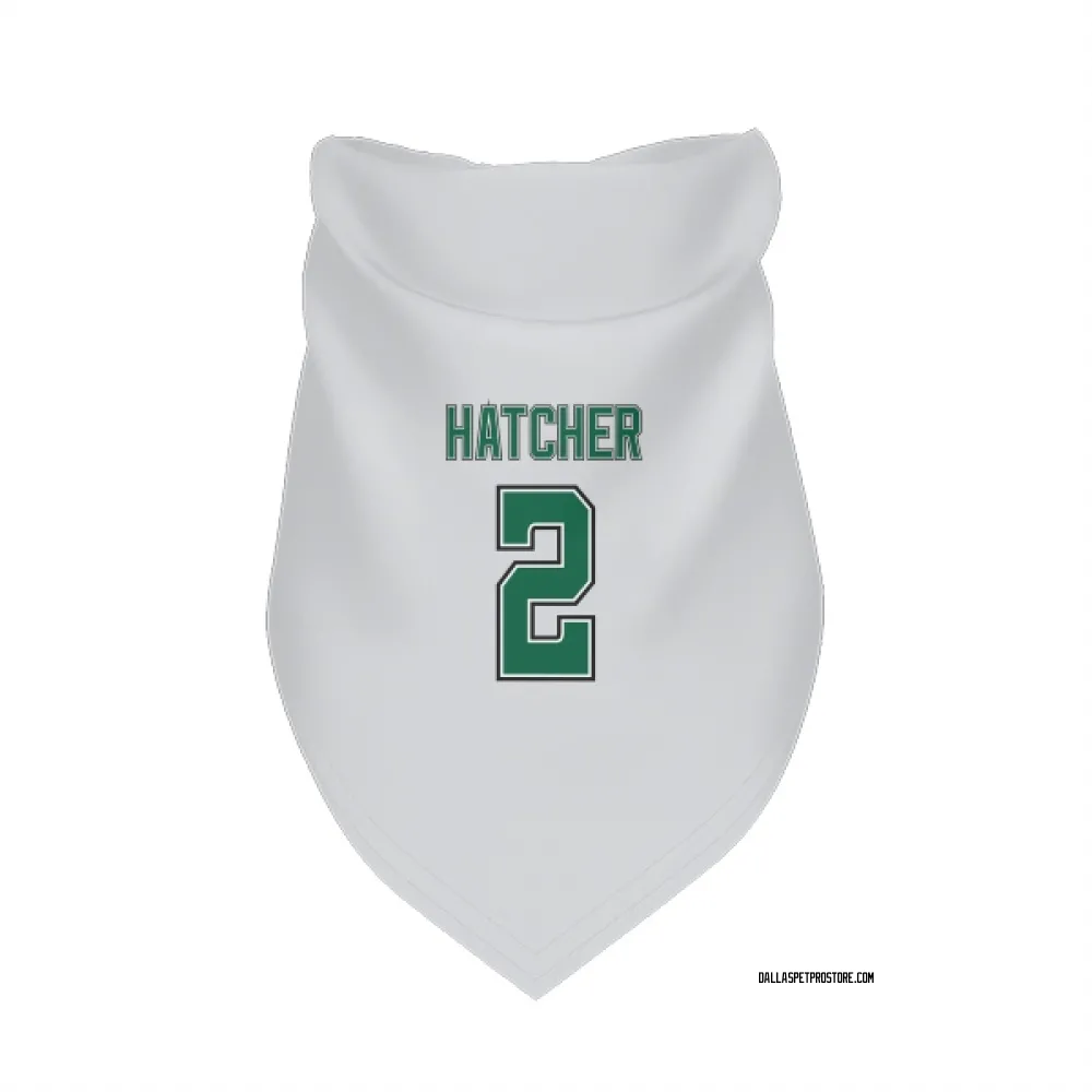 Dallas Stars Derian Hatcher White Pet Bandana for Dog & Cat