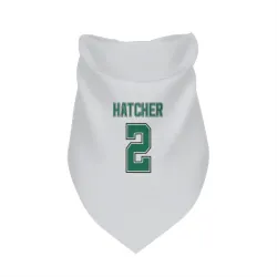Dallas Stars Derian Hatcher White Pet Bandana for Dog & Cat