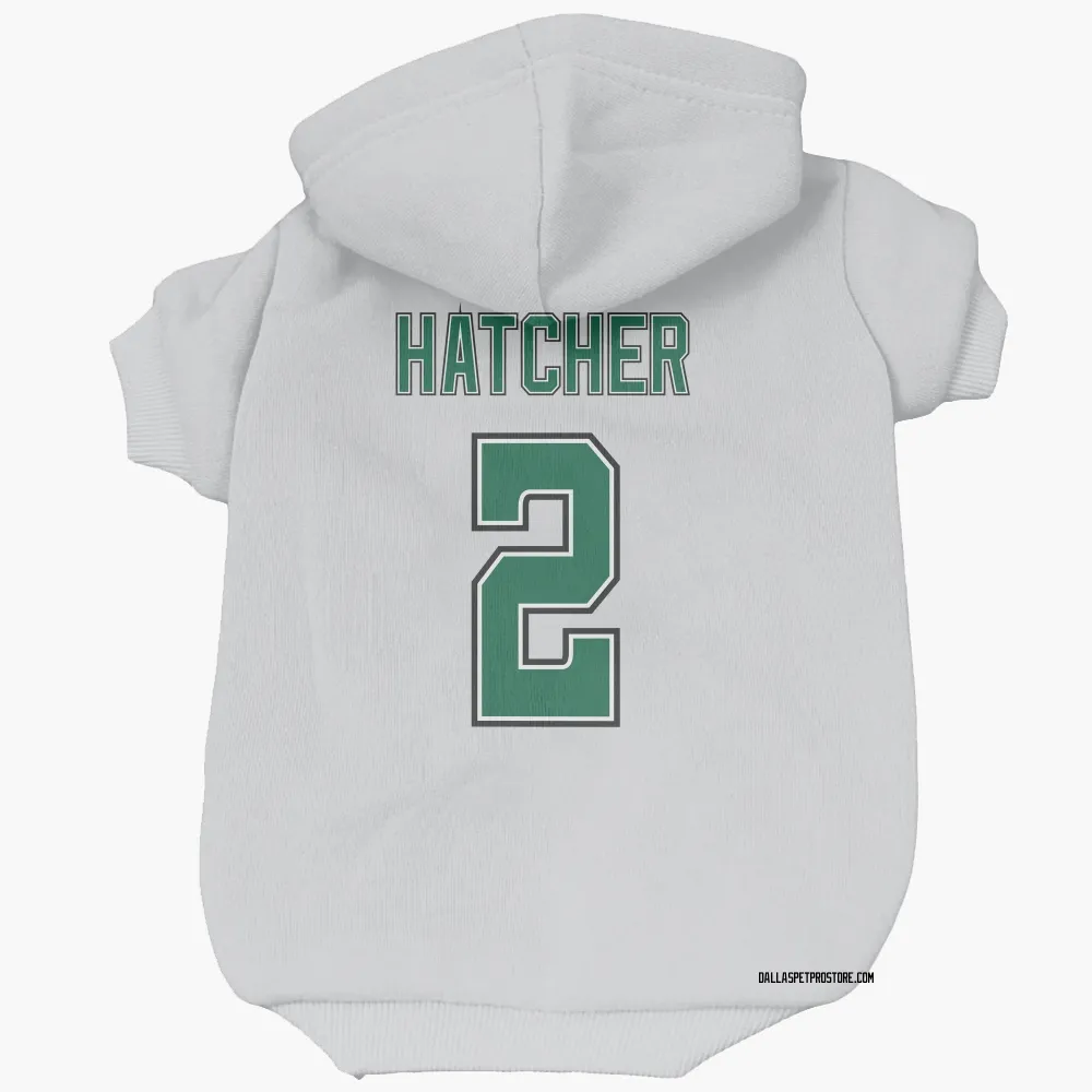 Dallas Stars Derian Hatcher White Pet Hoodie for Dog & Cat