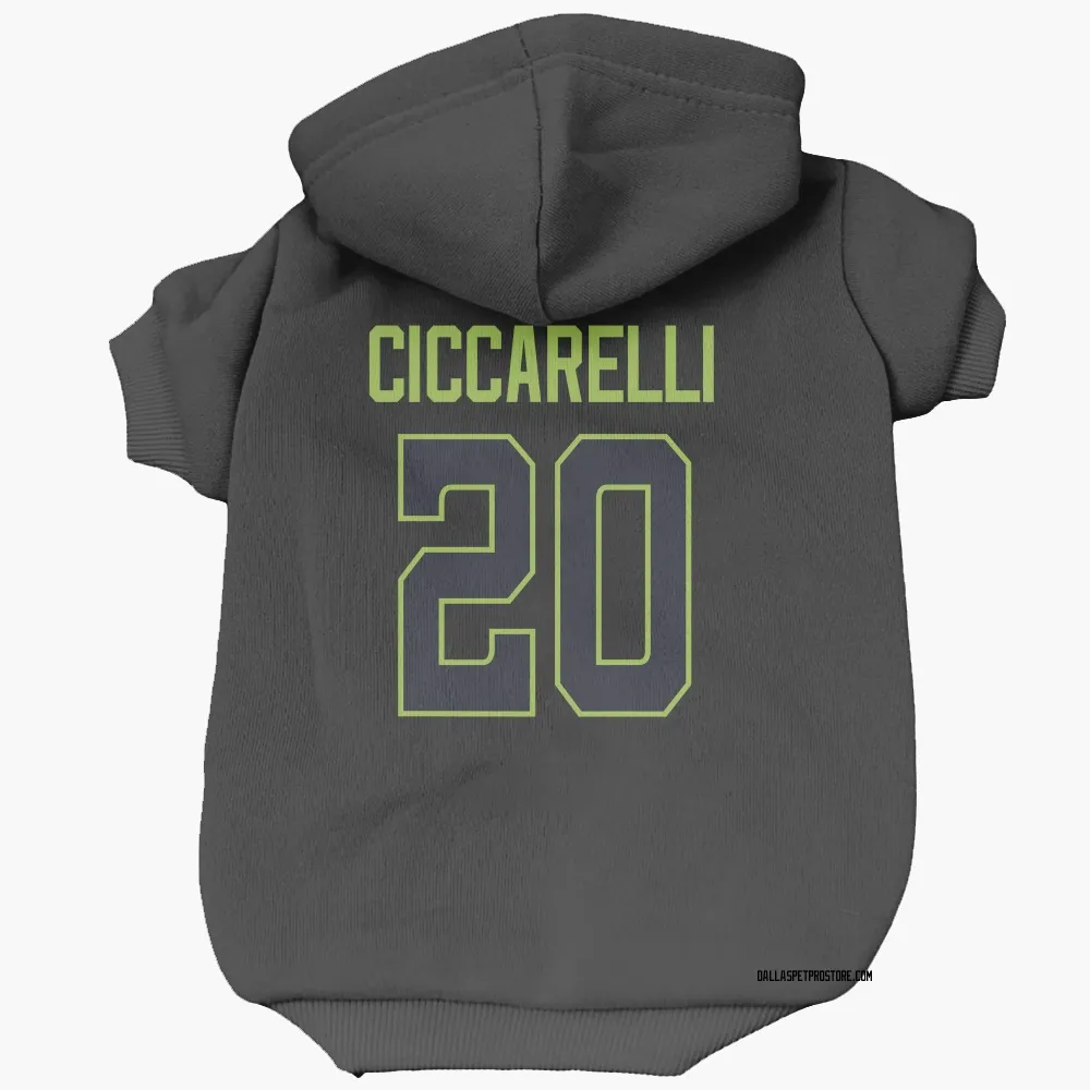 Dallas Stars Dino Ciccarelli Black Pet Hoodie for Dog & Cat