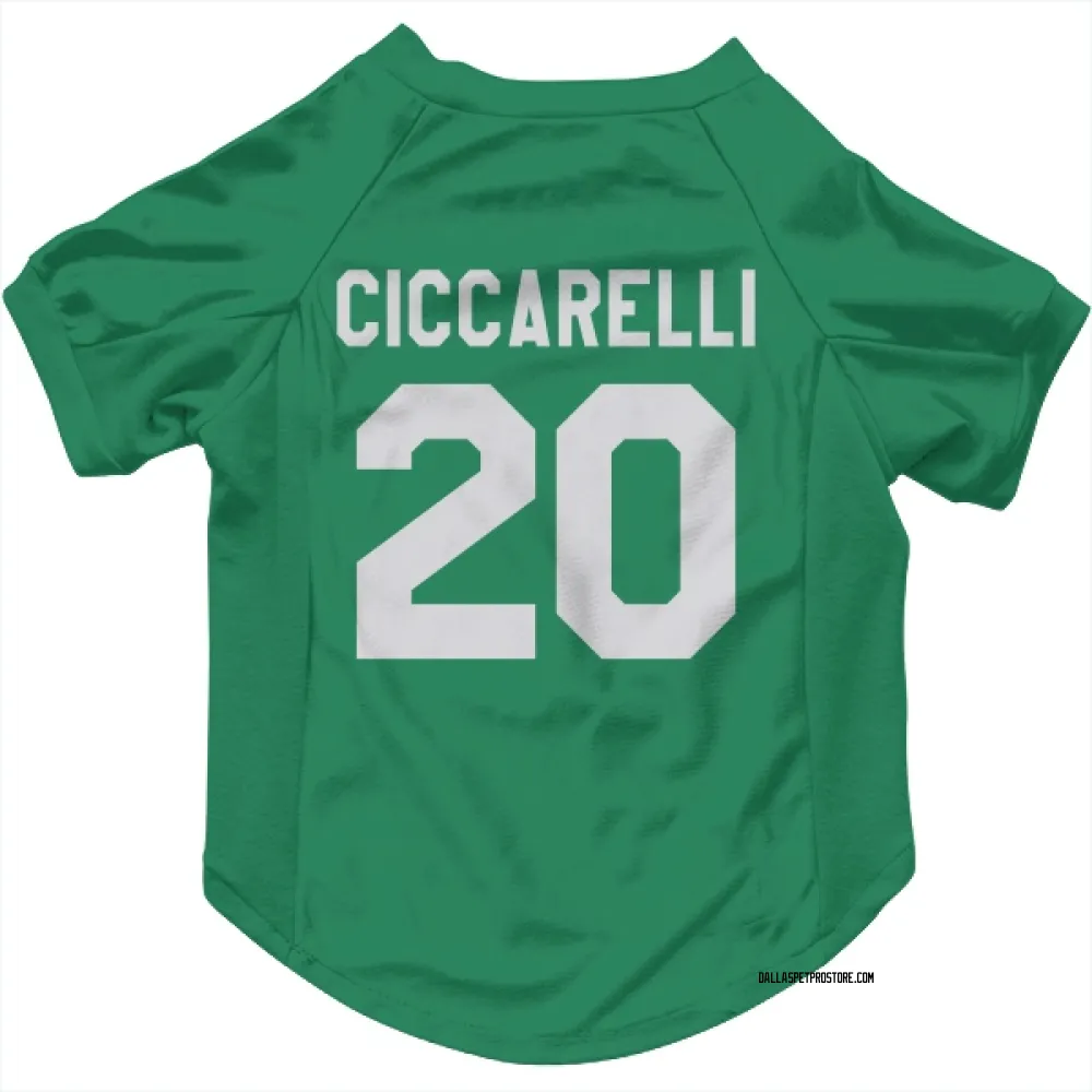 Dallas Stars Dino Ciccarelli Green Pet Jersey for Dog & Cat