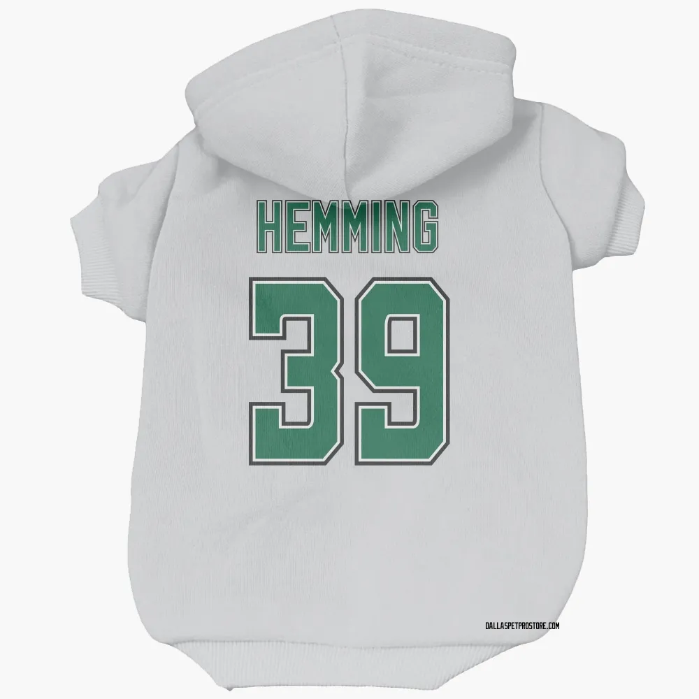 Dallas Stars Emil Hemming White Pet Hoodie for Dog & Cat