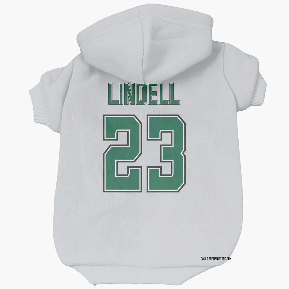 Dallas Stars Esa Lindell White Pet Hoodie for Dog & Cat