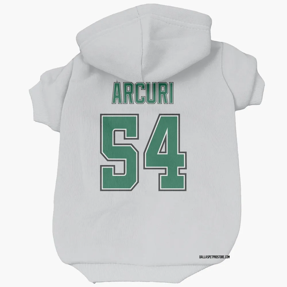 Dallas Stars Francesco Arcuri White Pet Hoodie for Dog & Cat