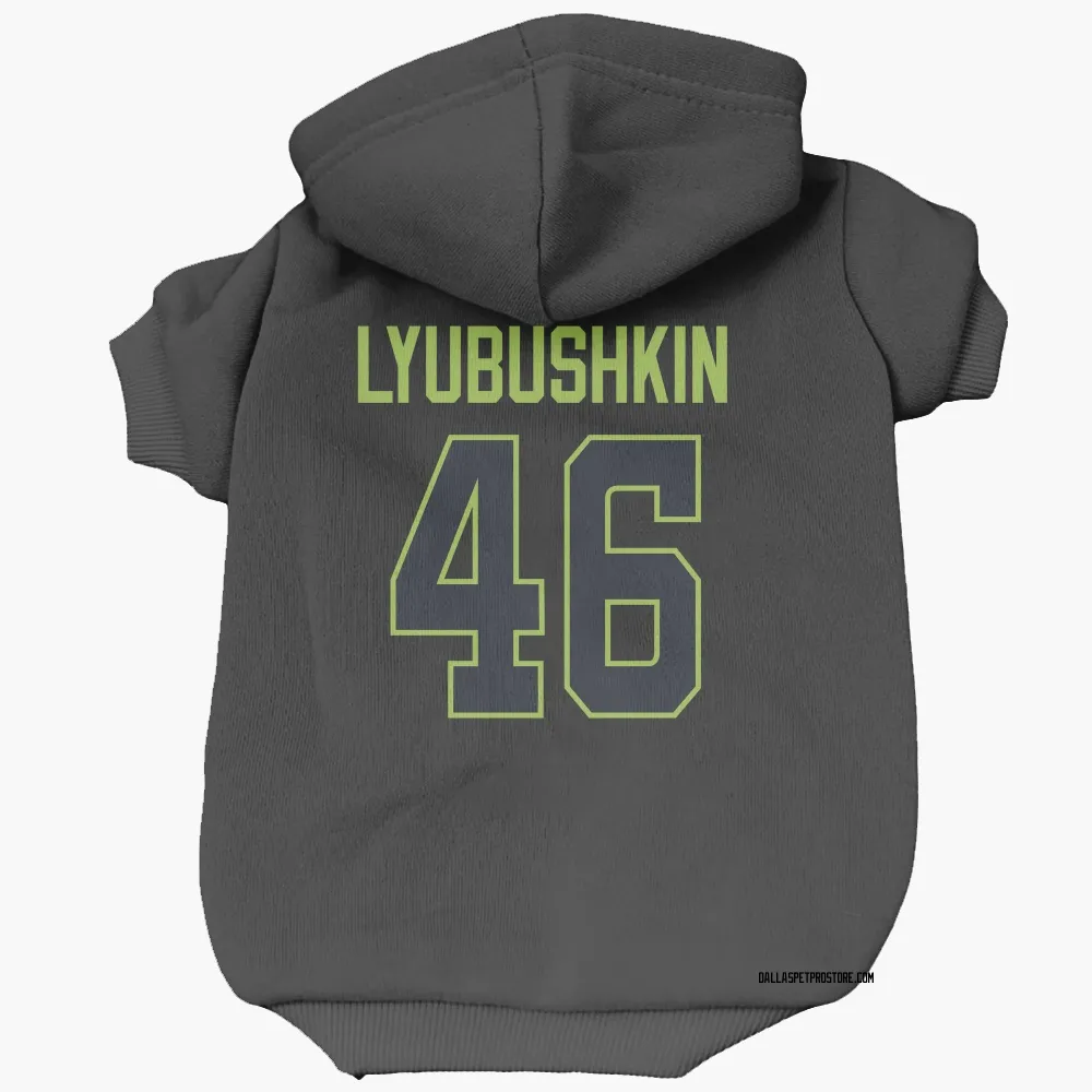 Dallas Stars Ilya Lyubushkin Black Pet Hoodie for Dog & Cat