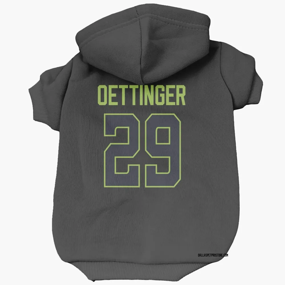 Dallas Stars Jake Oettinger Black Pet Hoodie for Dog & Cat