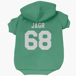 Dallas Stars Jaromir Jagr Green Pet Hoodie for Dog & Cat