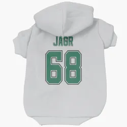 Dallas Stars Jaromir Jagr White Pet Hoodie for Dog & Cat