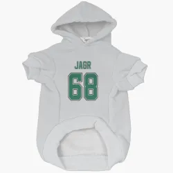 Dallas Stars Jaromir Jagr White Pet Hoodie for Dog & Cat
