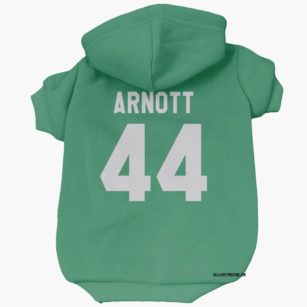 Dallas Stars Jason Arnott Green Pet Hoodie for Dog & Cat