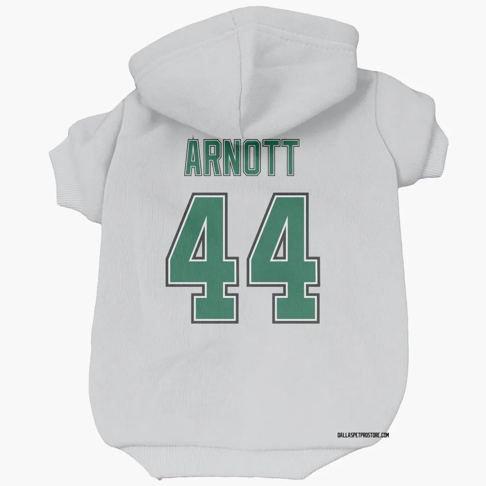 Dallas Stars Jason Arnott White Pet Hoodie for Dog & Cat