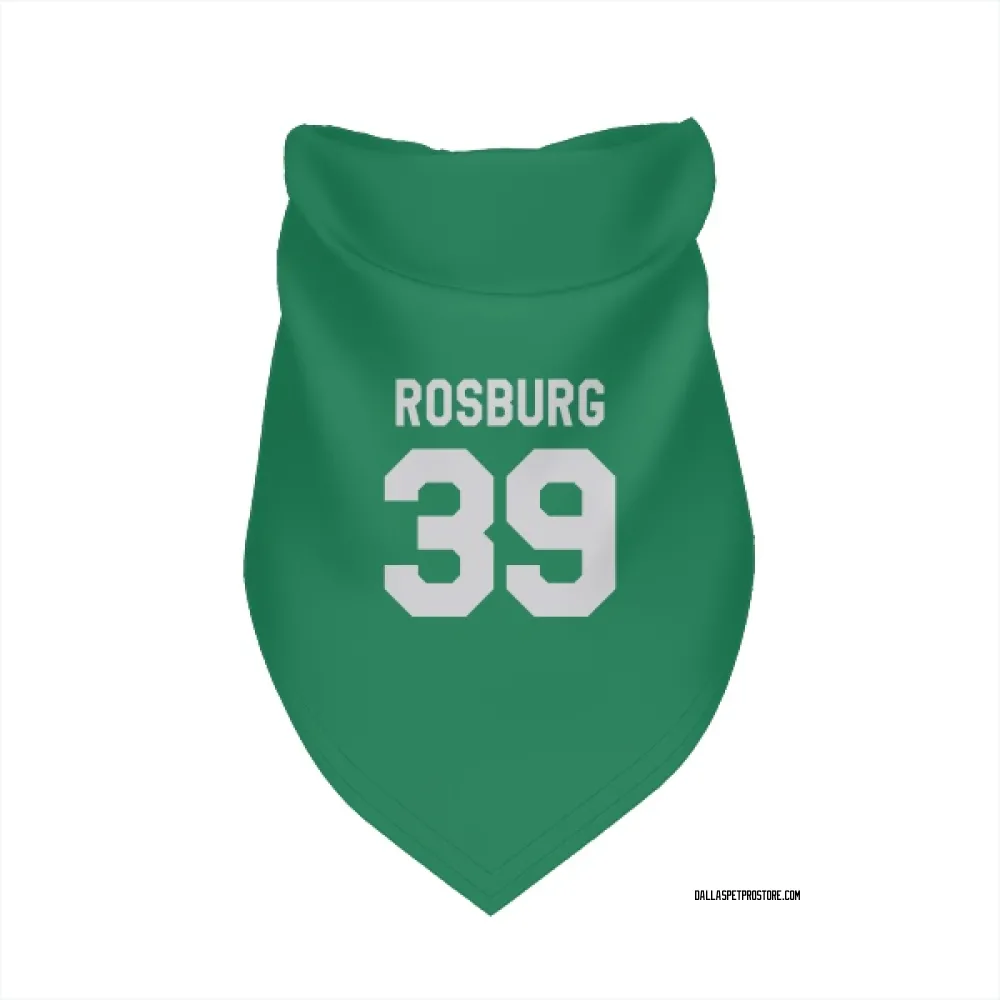 Dallas Stars Jerad Rosburg Green Pet Bandana for Dog & Cat