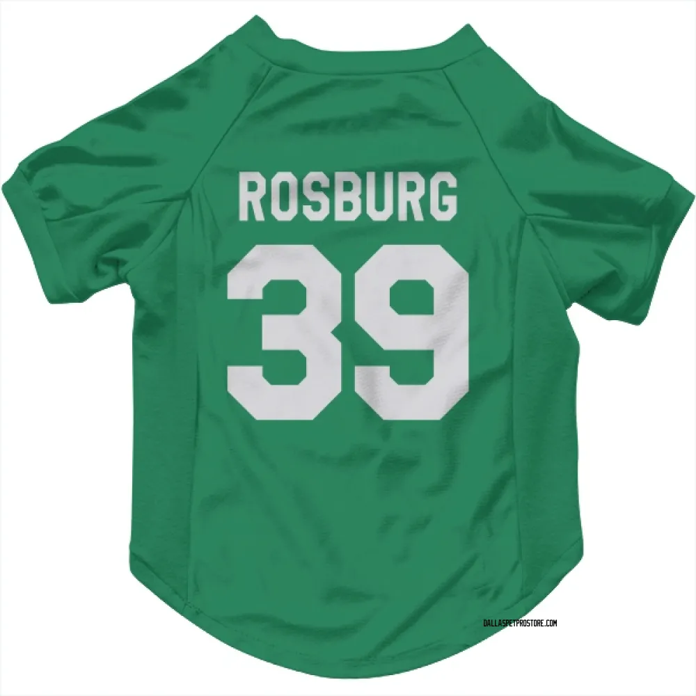 Dallas Stars Jerad Rosburg Green Pet Jersey for Dog & Cat
