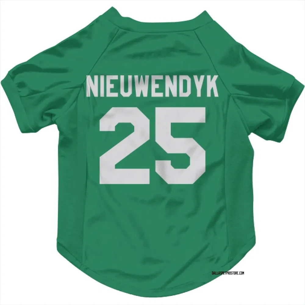 Dallas Stars Joe Nieuwendyk Green Pet Jersey for Dog & Cat