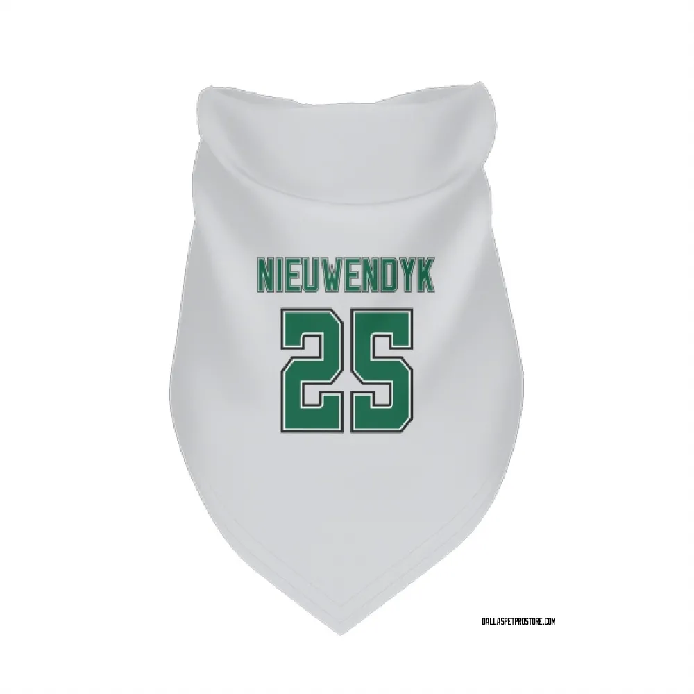 Dallas Stars Joe Nieuwendyk White Pet Bandana for Dog & Cat