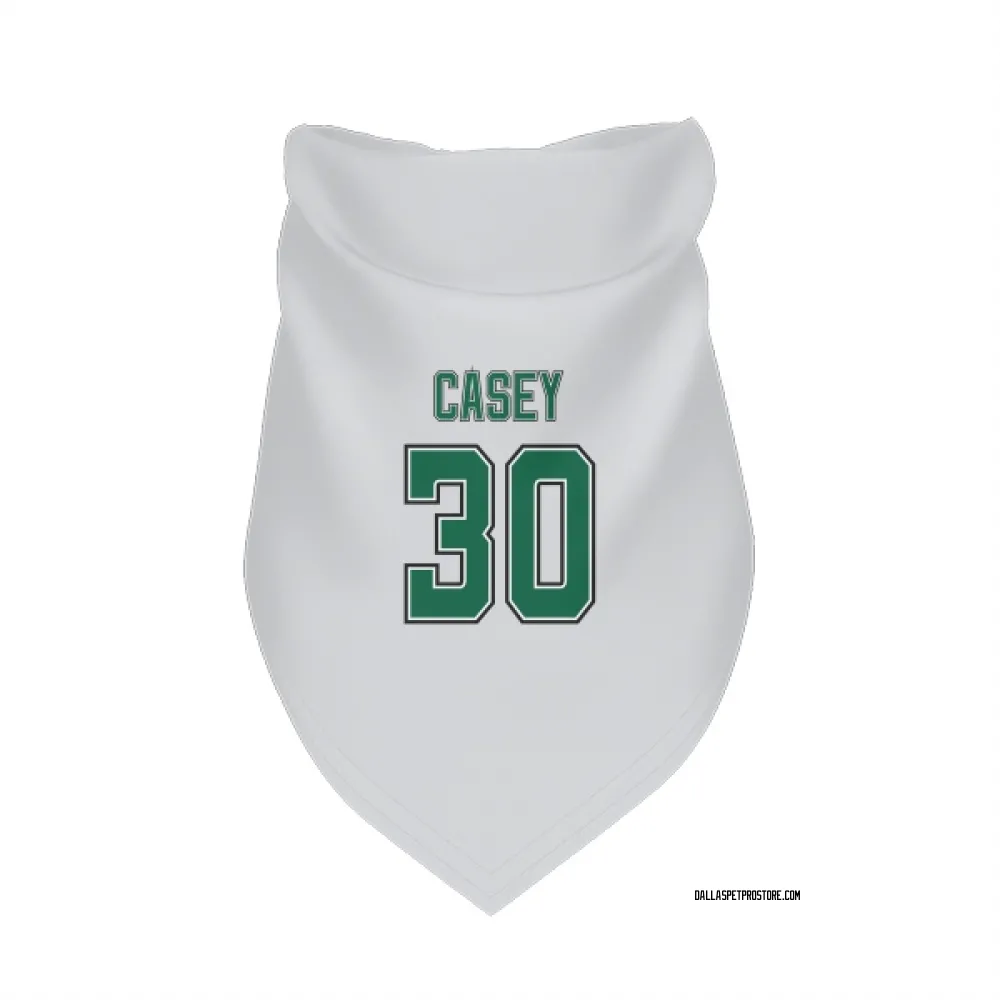 Dallas Stars Jon Casey White Pet Bandana for Dog & Cat