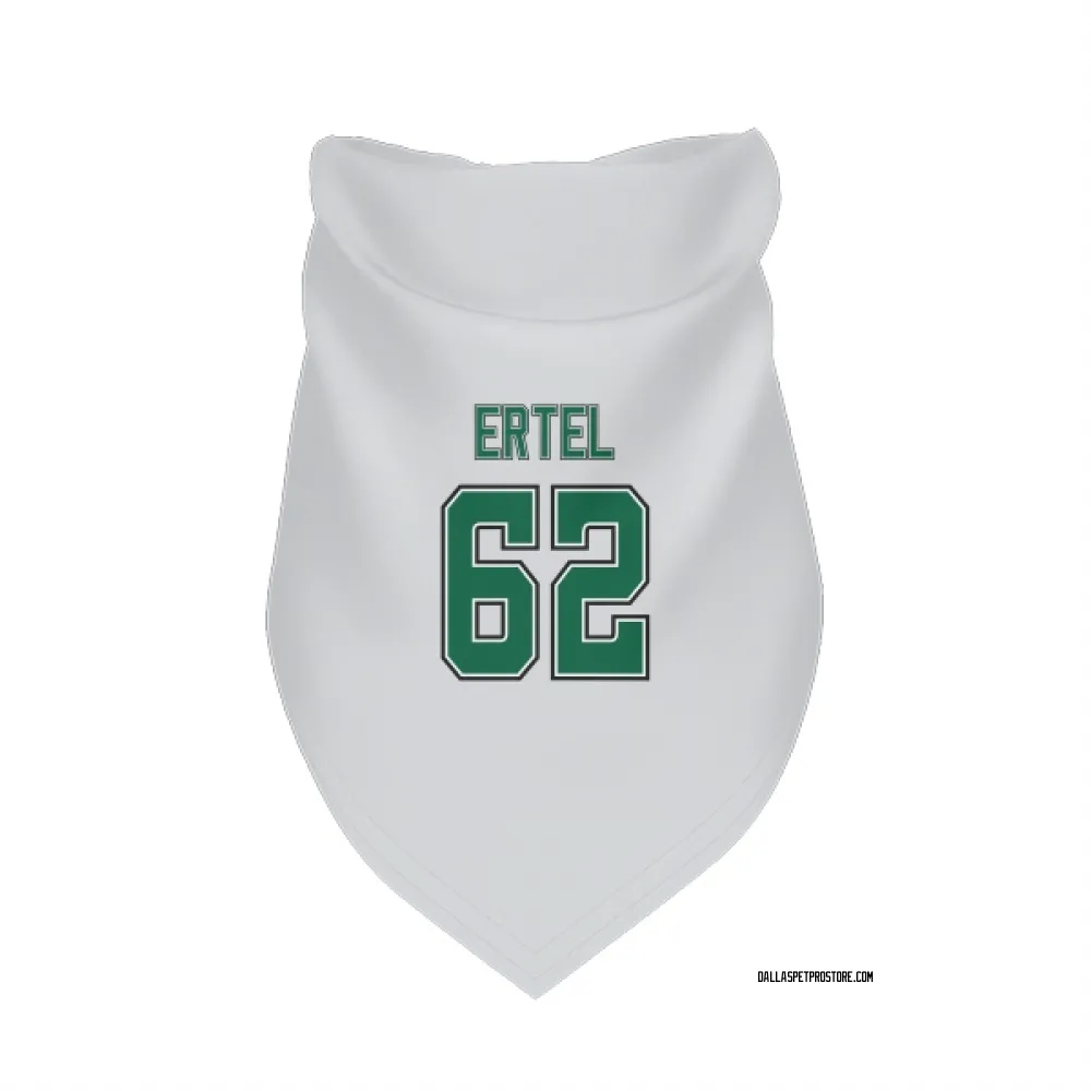 Dallas Stars Justin Ertel White Pet Bandana for Dog & Cat