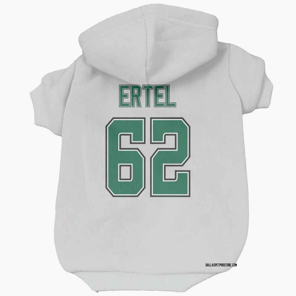 Dallas Stars Justin Ertel White Pet Hoodie for Dog & Cat