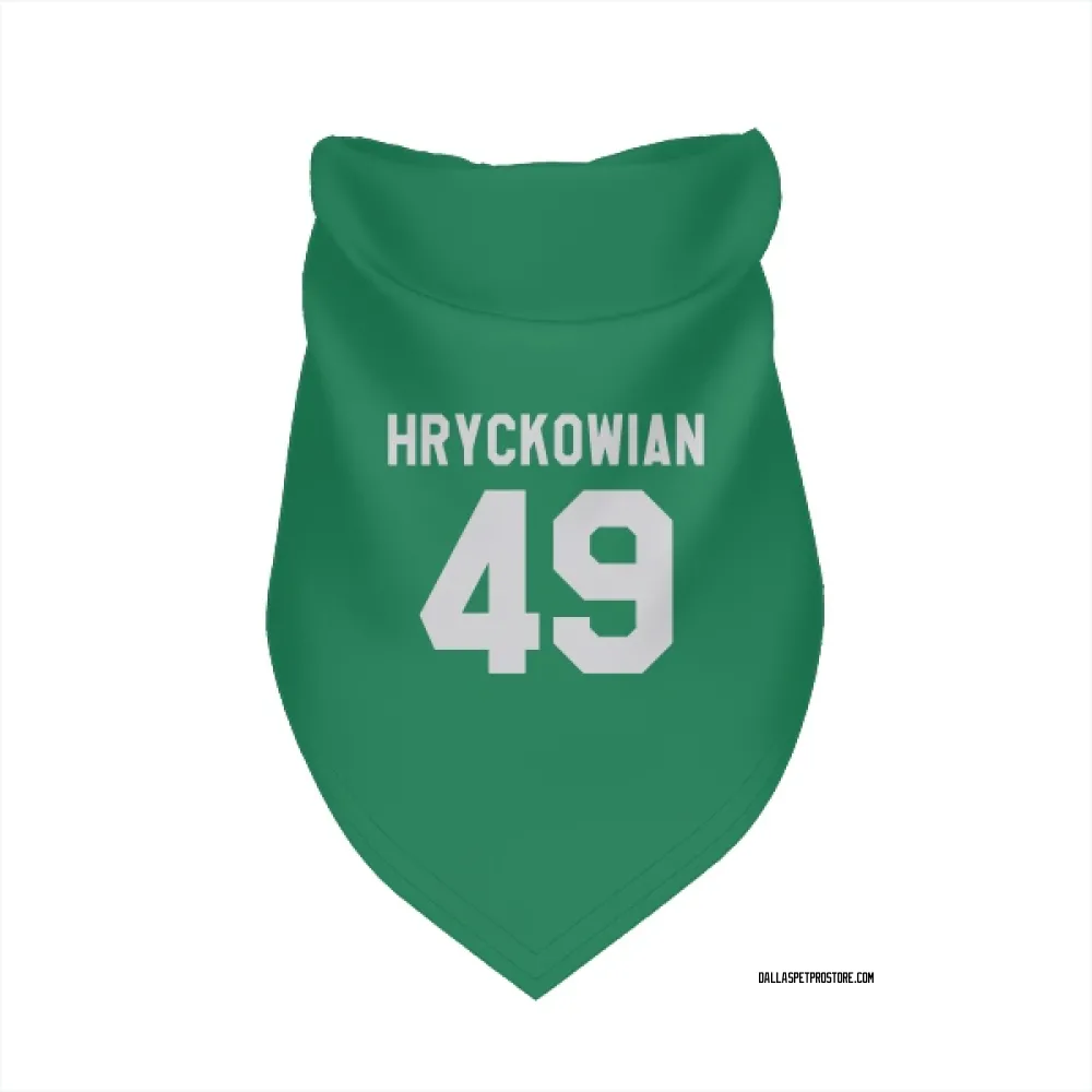 Dallas Stars Justin Hryckowian Green Pet Bandana for Dog & Cat