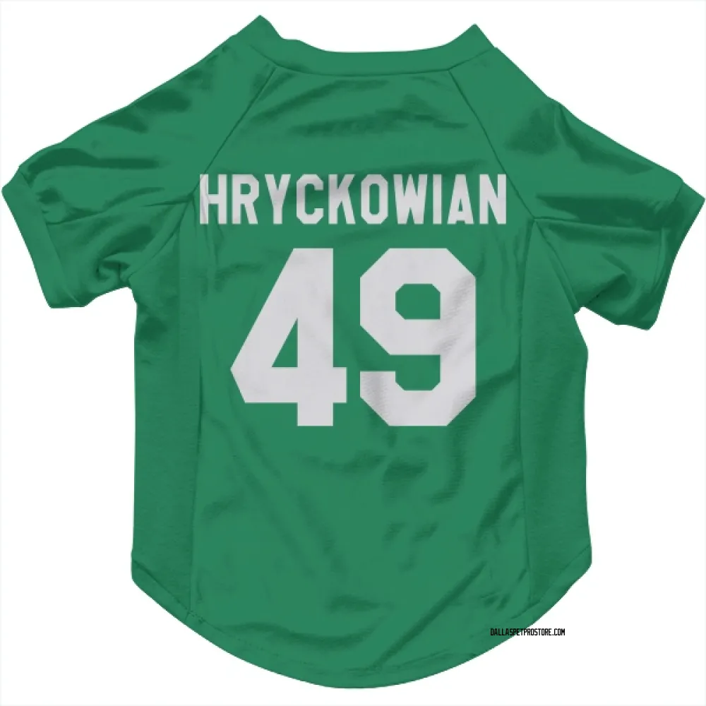 Dallas Stars Justin Hryckowian Green Pet Jersey for Dog & Cat