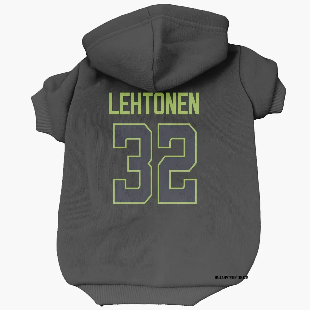 Dallas Stars Kari Lehtonen Black Pet Hoodie for Dog & Cat